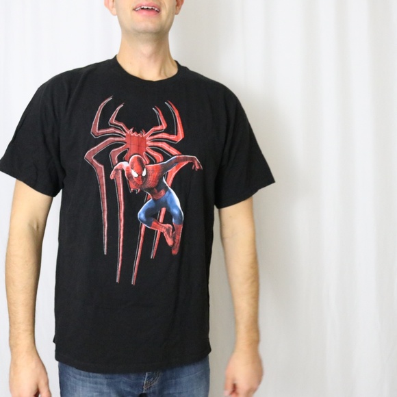 Spider man T-shirt mens XL - A0 - Picture 3 of 7